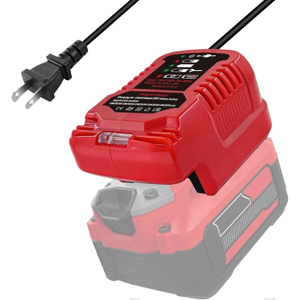 3X batterilader for Craftsman V20 20V Max litiumbatteri minilader for CMCB202 CMCB204 CMCB206 CMCB104 US-plugg