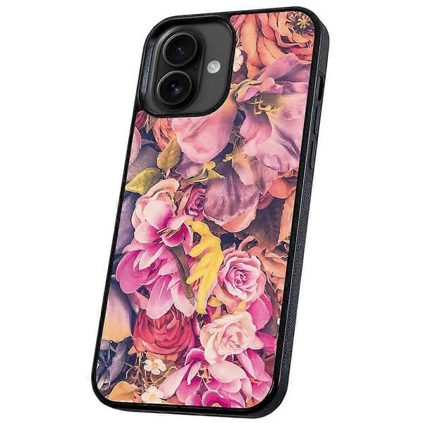 iPhone 16 - Deksel/Mobilskall Roser