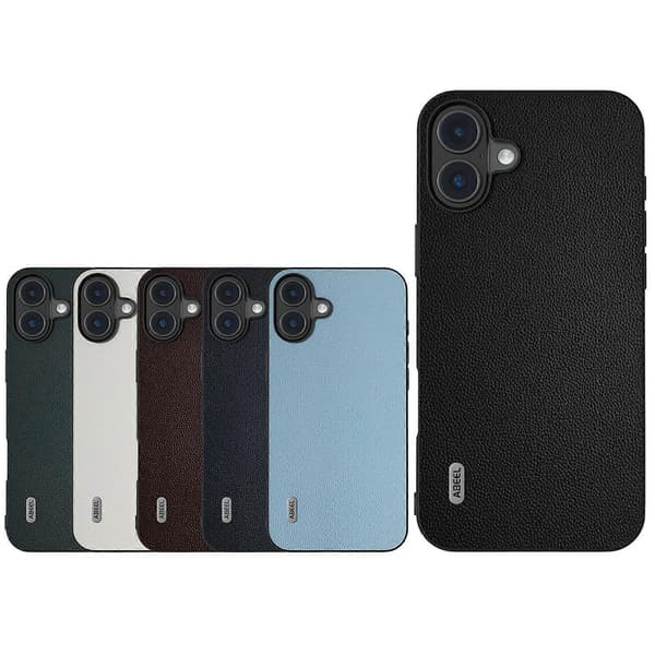 ABEEL Ekte Skinnveske Til iPhone 16