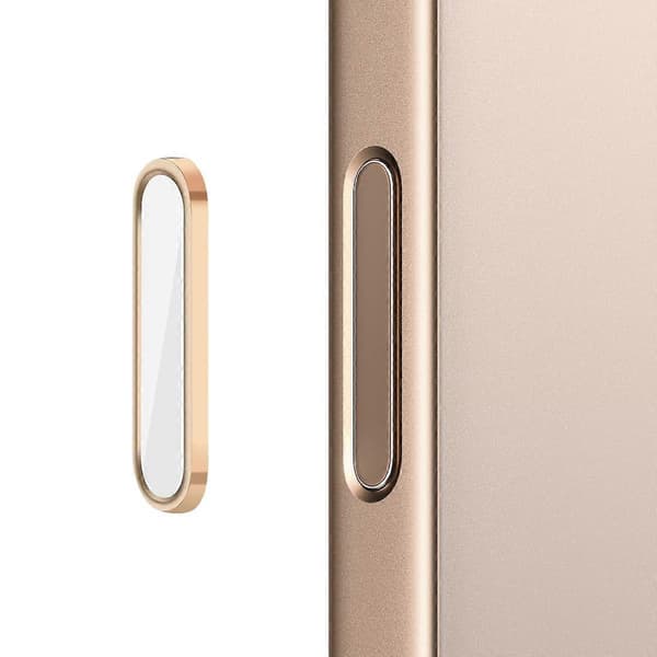 NORTHJO För iPhone 16/16 Plus/16 Pro/16 Pro Max Kamerakontrollknappskydd Metallram med