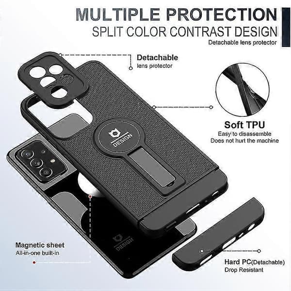 For Samsung Galaxy A73 5g Small Tail Holder Tpu + pc Phone Case
