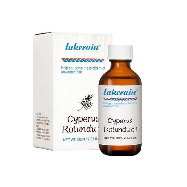 1-3 stk. Cyperus Rotundus Olie til hårfjerning 60ml - 100% ren