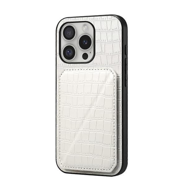 Fodral i konstläder för iPhone 16 Pro