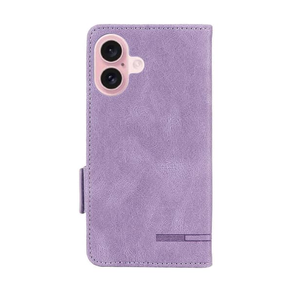 Lädertelefonfodral för iPhone 16
