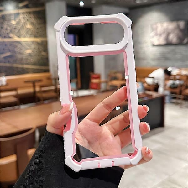 Compatible For iPhone 17 Air Case Clear Detachable 2 in 1 Shockproof TPU + PC Phone Back Cover
