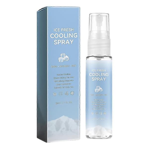 Ice Fresh Kylspray 30ml - Blå, För Svettkontroll