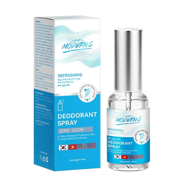 Deodorant Spray mod Lugt under Armene, Sikre Ingredienser, Kropsdeodorant
