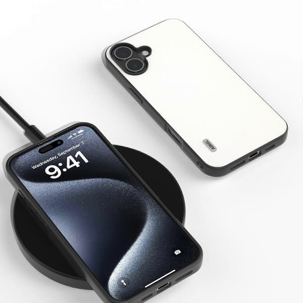 ABEEL Ekte Skinnveske Til iPhone 16