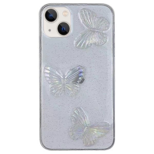 Fjäril TPU-mobilskal för iPhone 15