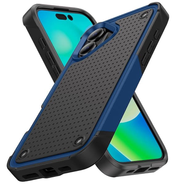 PC + TPU telefoncover til iPhone 16