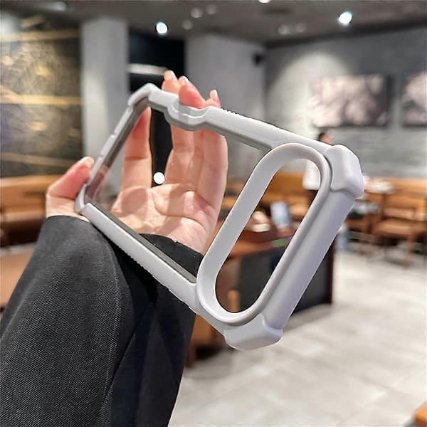 Compatible For iPhone 17 Air Case Clear Detachable 2 in 1 Shockproof TPU + PC Phone Back Cover