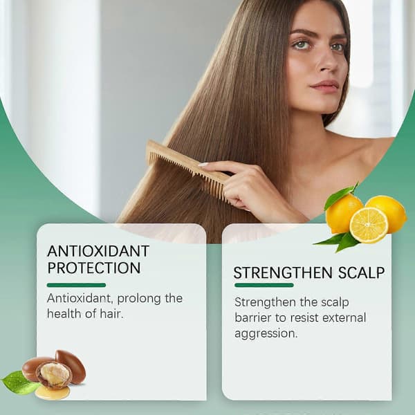 Tea Tree Shampoo - Dyprensende sjampo - Lindring for flass og tørr kløende hodebunn - Næring til hodebunnen - Gjenoppretting av hårskader 3.38 fl oz
