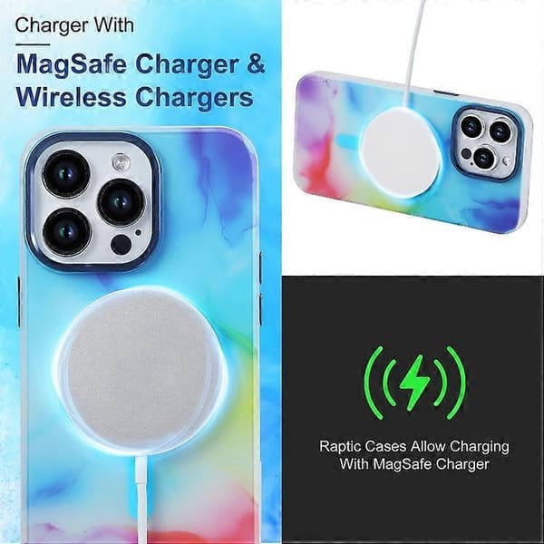 For iPhone 15 MagSafe magnetisk blekktelefondeksel