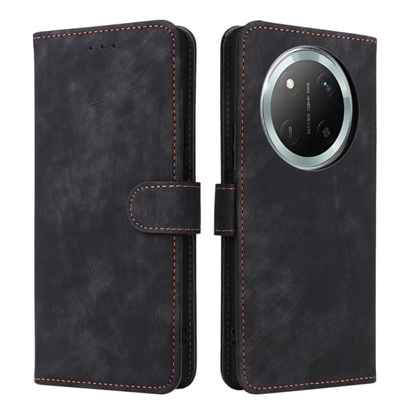 För Honor Magic7 Lite/X9c 5G PU Läder Plånboksfodral med 9 Kortfack (Brun)