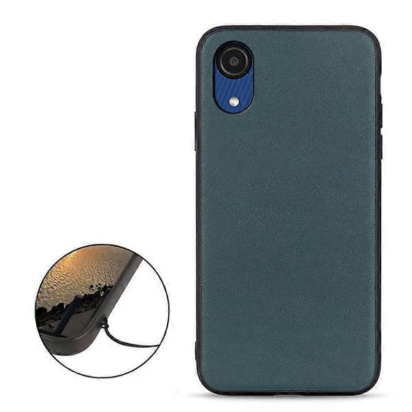 Til Samsung Galaxy A03 Core Sheep Texture Læder Telefoncover