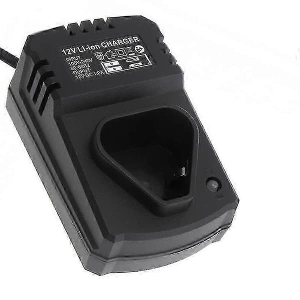 Elektrisk drillader 12V litiumbatterilader - Lader 110-240V kompatibel med litiumdrill