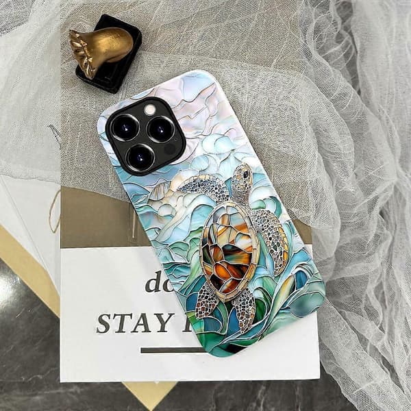 Kompatibel med iPhone 16 Pro Max, ridsefast blankt cover
