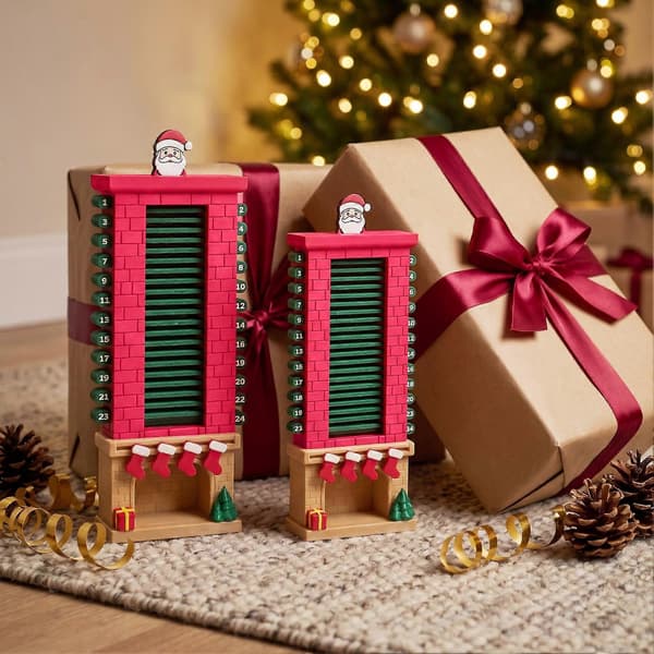 24-dagers julepeis-adventskalender - Mekanisk nedtelling med rullefunksjon