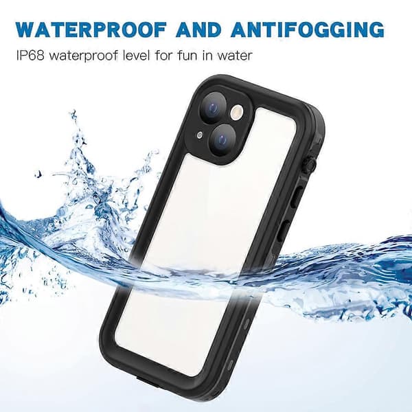 Støtsikkert vanntett PC + TPU-deksel til iPhone 13 mini