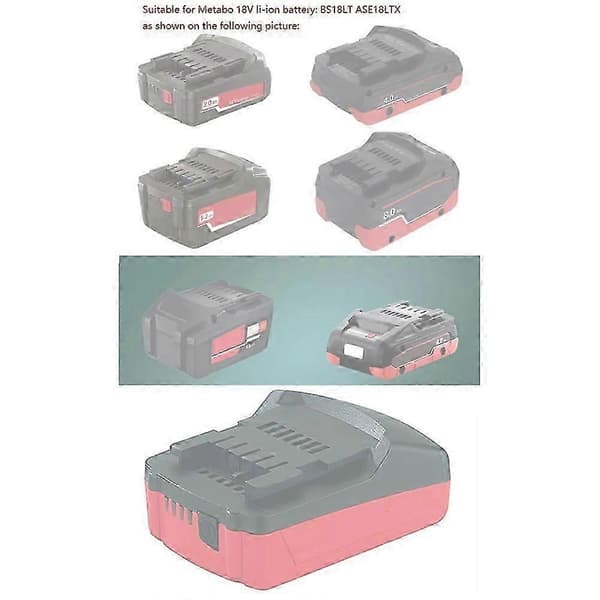 Litiumbatterilader for 18V-serie Li-Ion batterilader elektrisk tilbehør