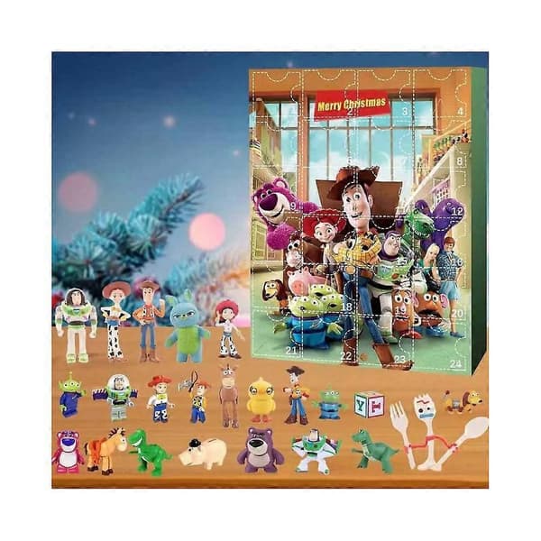 Toy Story julekalender 24 dager nedtelling til jul blindboks leker gave