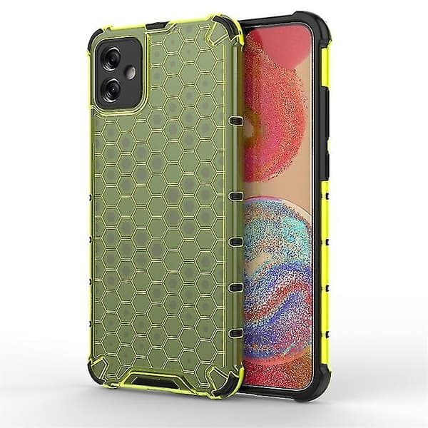 For Samsung Galaxy A04e 4g Honeycomb telefondeksel (hvit)