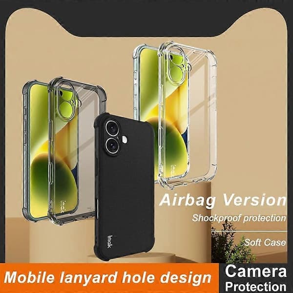 imak TPU-telefonfodral för iPhone 16