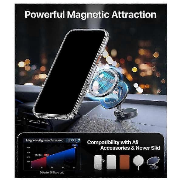 Magnetisk deksel til iPhone 16 Pro-deksel Trådløst ladeetui til iPhone 16 Pro-telefondeksel