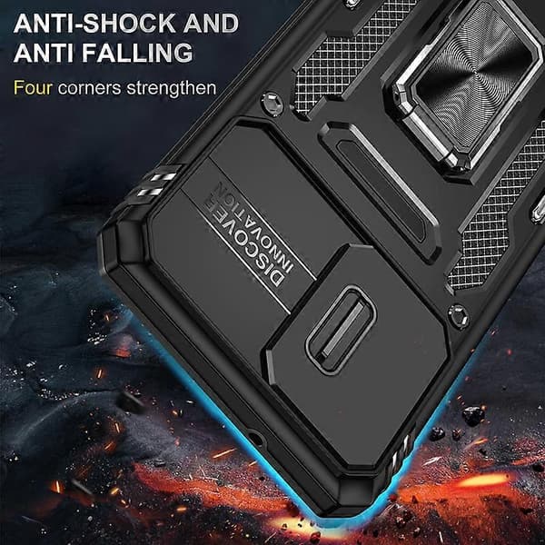 (Ny) För Samsung Galaxy S20+ Armor PC + TPU Camera Shield Phone Case