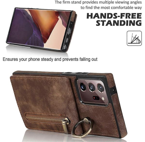 Retro kortväska telefonfodral för Samsung Galaxy Note20 Ultra