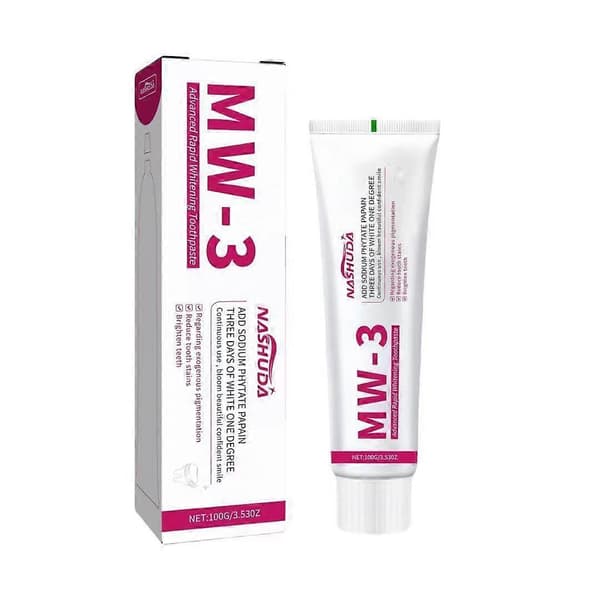 MW-3 Whitening Probiotic Toothpaste Skånsom pleie for sensitive munner med vitamin C