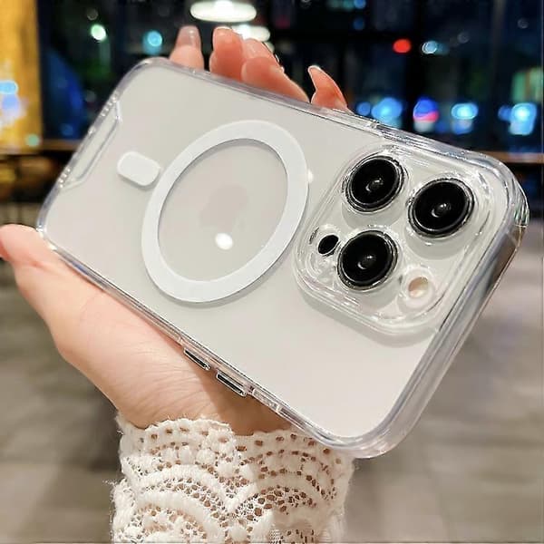Mobiltelefonfodral för iPhone 13 MagSafe Space Phone Case (Transparent)