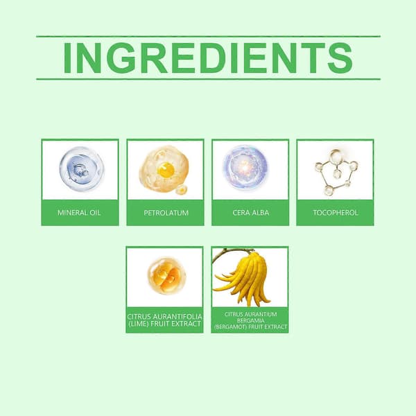 OceAura Bergamot Kroppspleiestick Rene Armhuler Fjerner Lukt Frisk Duft Solid Parfyme