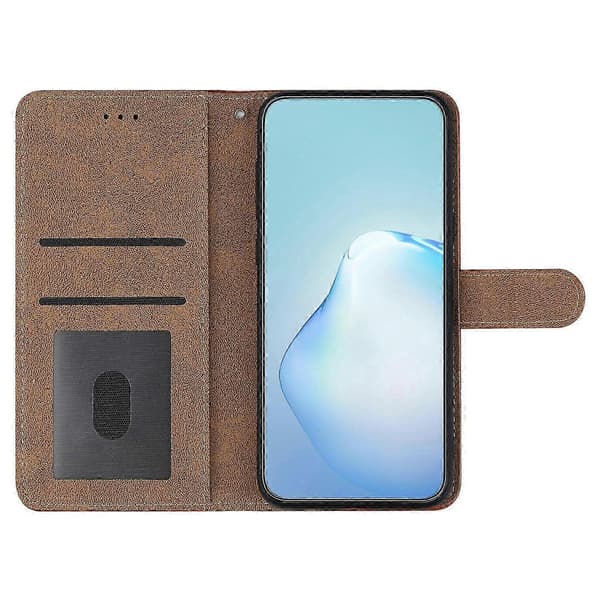Fodral för iPhone 16 Pro Max, linjemönstrat plånboksfodral i PU-läder