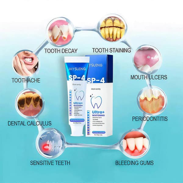 Jaysuing Whitening Toothpaste Tandrengöring Gula tänder Fläckblekning Vackert tandskydd Fräsch andedräkt Munvård