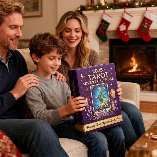 Tarot Julekalender 2025 – 24 Samlefigurer – Gave til jule-nedtælling