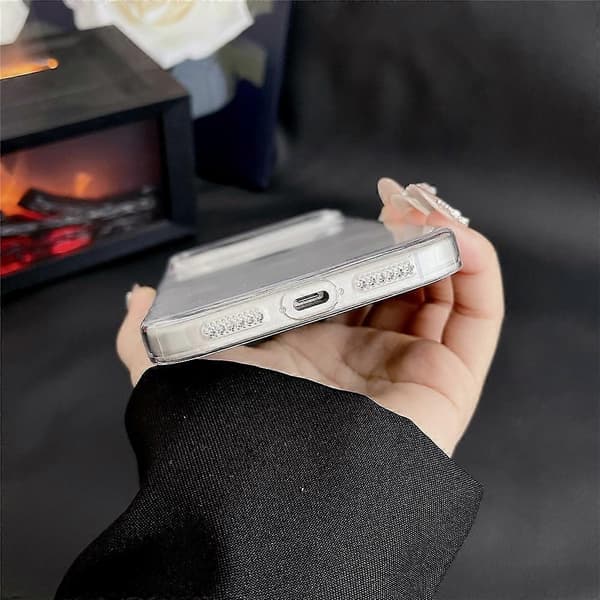 Kompatibel med iPhone 17 Pro Max Krystallklar Deksel Støtsikker Hard PC Telefon Bakdeksel