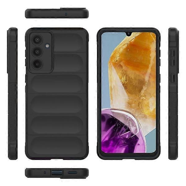 Til Samsung Galaxy M55 5G Magic Shield TPU + Flanell Telefoncover