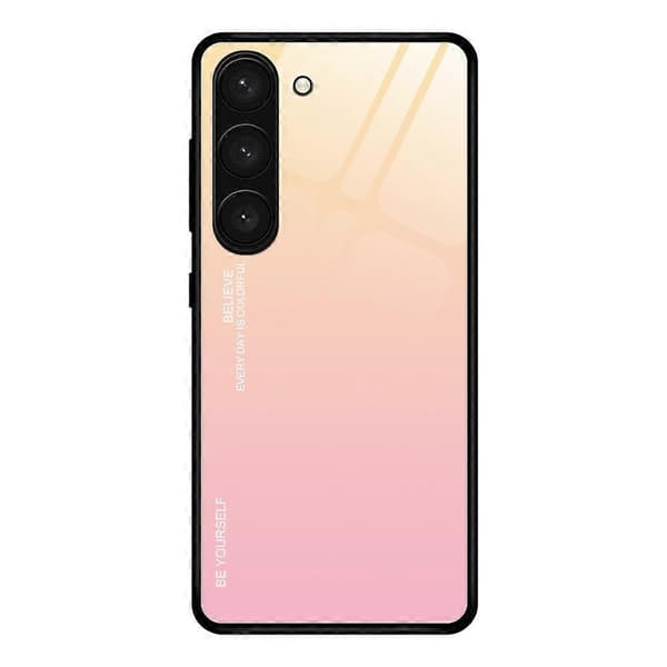 Til Samsung Galaxy S23 5G Gradient Farve Glas Telefoncover