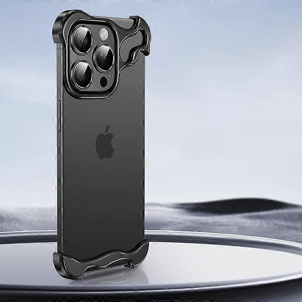 INF Unique Metal Frame Case + Lens Protector Film for iPhone 16 Plus