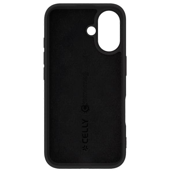 Cromomag Blødt gummietui MagSafe-kompatibelt iPhone 16 Sort