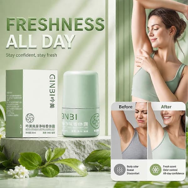 Roll-On Deodorant Långvarig Antiperspirant med Blommig Doft