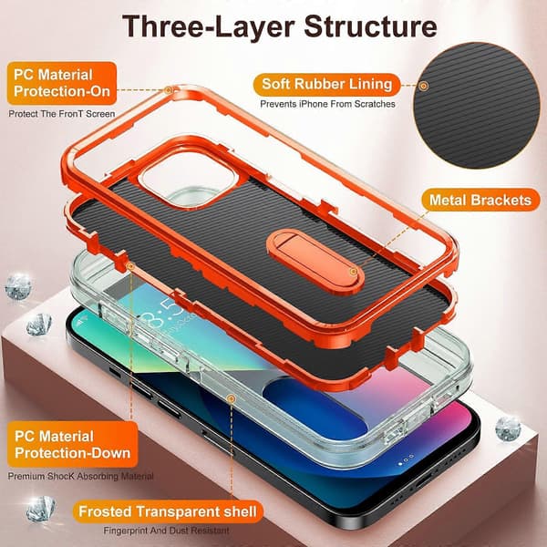 3 i 1 robust hållarfodral för iPhone 13 för iPhone 13