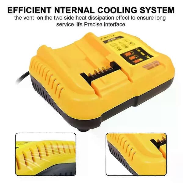 DCB112 Litium Batterilader Plast 18V 20V Verktøyadapter Omformer Base Batteriadapter
