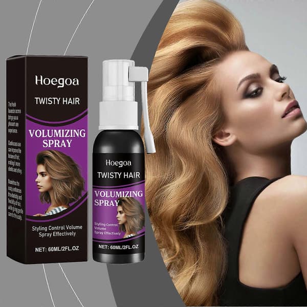 Hårfluffy spray, hårvækst doven oliefjernelse forfriskende langvarig styling uden vask spray
