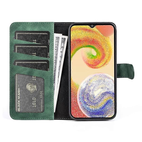 För Samsung Galaxy A04 Stitching Horizontal Flip Läder Phone Case