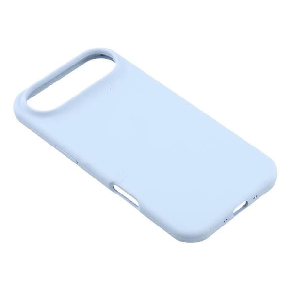 Til iPhone 17 Air-deksel Solid silikon støtsikkert telefonbakdeksel - Babyblå