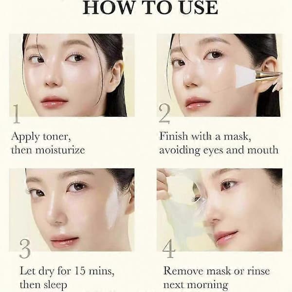 Turmeric Peel-Off Mask, 75ml, Moisturizing, Fruit Extract (3pcs)