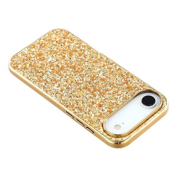 Kompatibel med iPhone 17 Air Fodral TPU + PC Glittrande Glitter Telefon Baksida