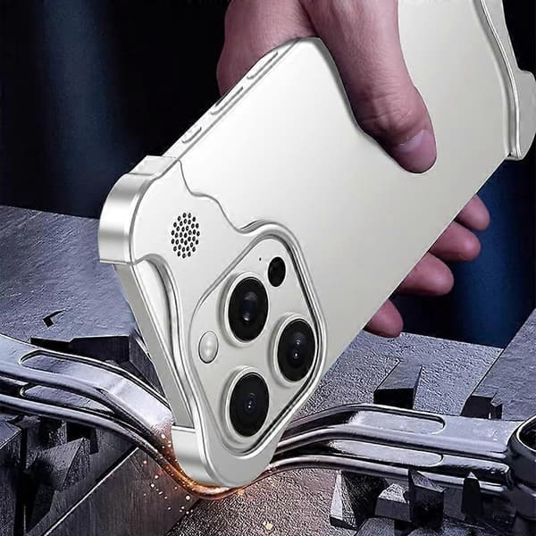 Til iPhone 13 Pro Max Bumper Cover Kantløst Fire Hjørner Cover med Aromaterapi Tablet